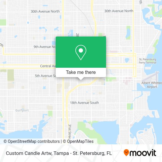 Custom Candle Artw map