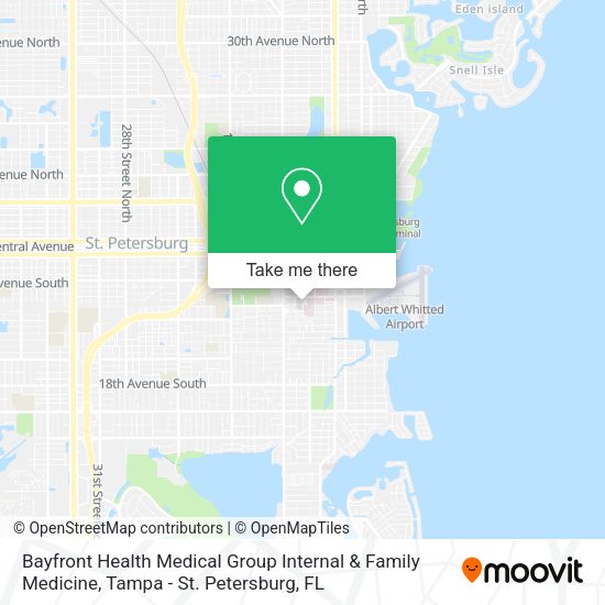 Mapa de Bayfront Health Medical Group Internal & Family Medicine
