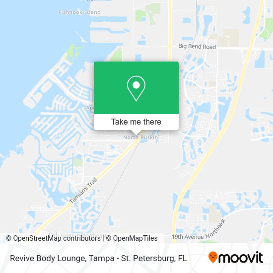 Revive Body Lounge map