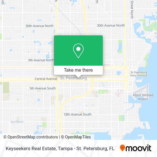 Mapa de Keyseekers Real Estate