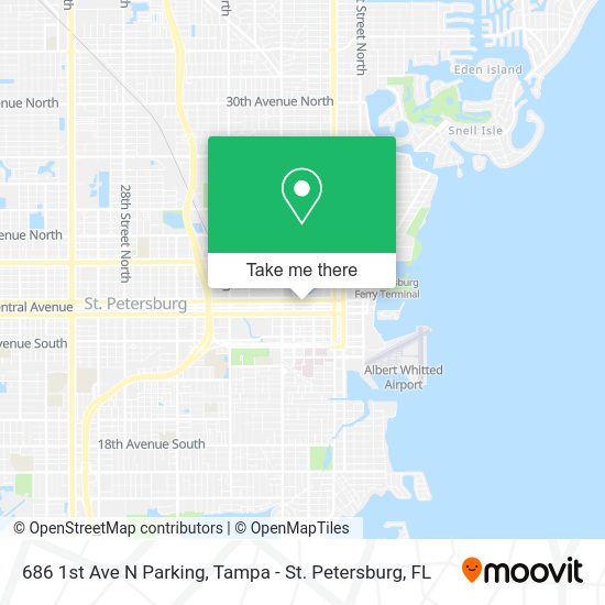 Mapa de 686 1st Ave N Parking