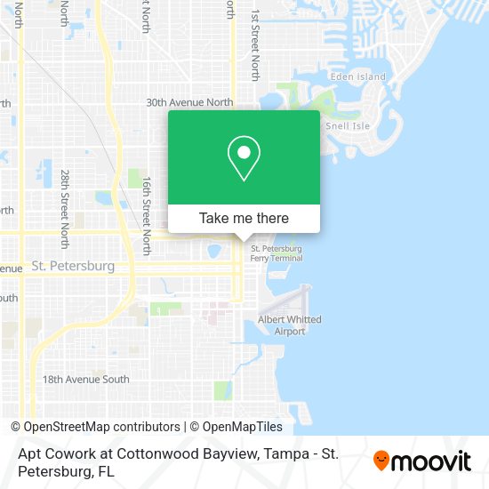 Apt Cowork at Cottonwood Bayview map