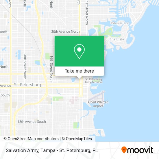 Mapa de Salvation Army