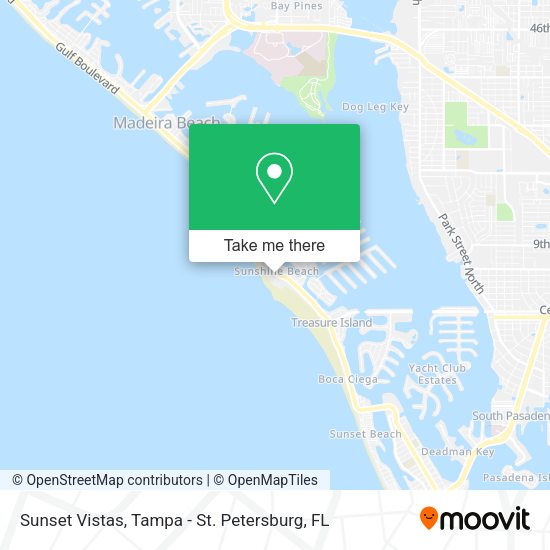 Sunset Vistas map