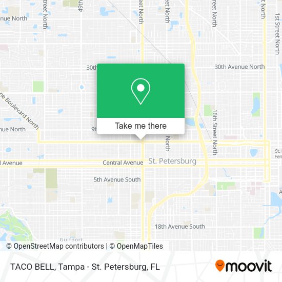 TACO BELL map