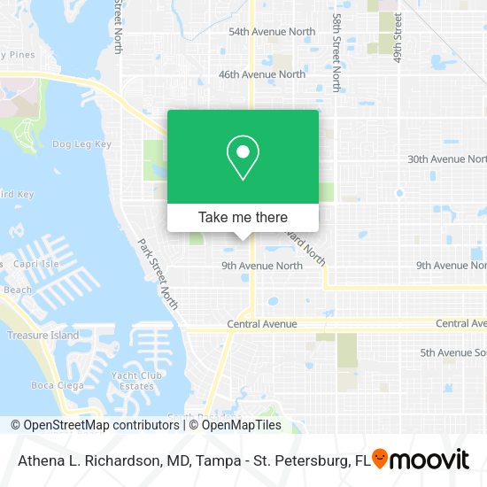 Athena L. Richardson, MD map