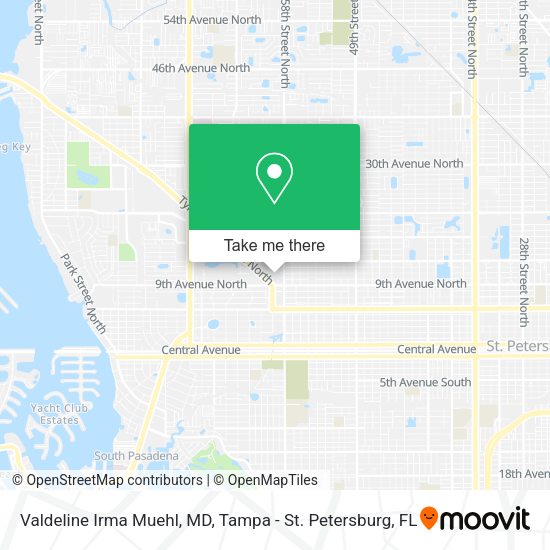 Valdeline Irma Muehl, MD map