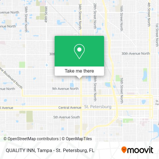 QUALITY INN map
