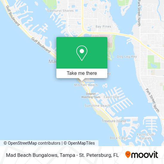 Mapa de Mad Beach Bungalows