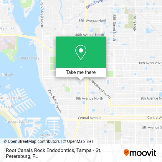 Root Canals Rock Endodontics map