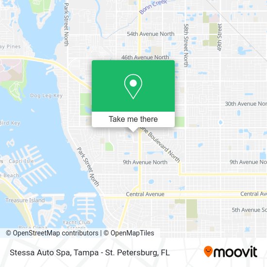 Stessa Auto Spa map