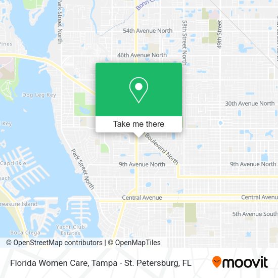 Mapa de Florida Women Care