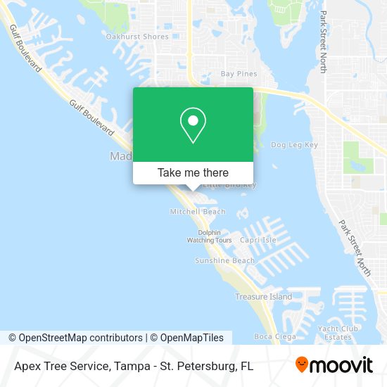 Mapa de Apex Tree Service