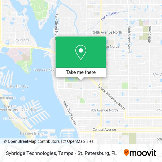 Mapa de Sybridge Technologies