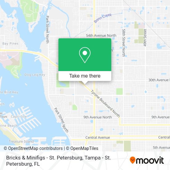 Bricks & Minifigs - St. Petersburg map