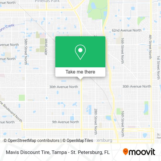 Mavis Discount Tire map