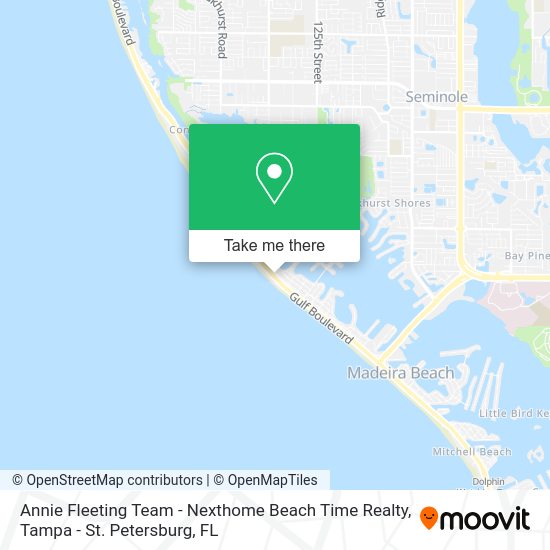 Annie Fleeting Team - Nexthome Beach Time Realty map
