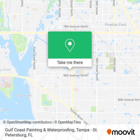 Gulf Coast Painting & Waterproofing map