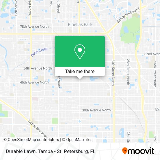 Durable Lawn map