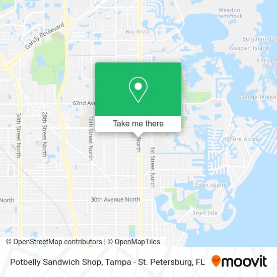 Potbelly Sandwich Shop map