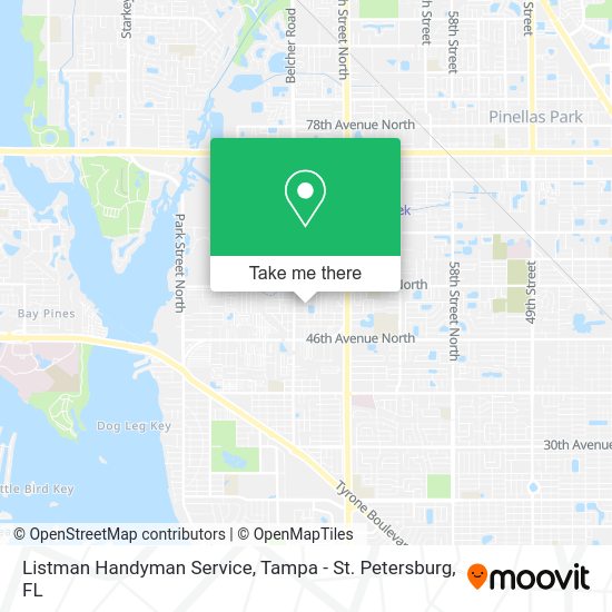 Listman Handyman Service map