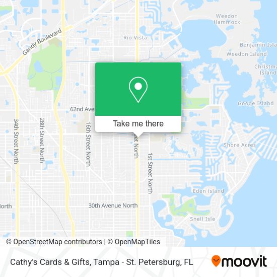 Cathy's Cards & Gifts map