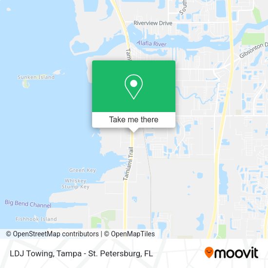LDJ Towing map
