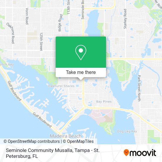 Seminole Community Musalla map