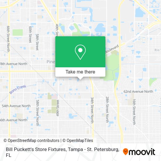 Bill Puckett's Store Fixtures map