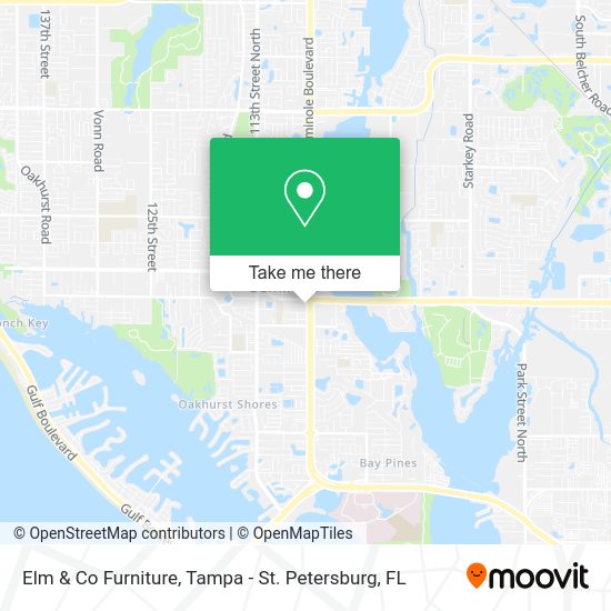 Elm & Co Furniture map