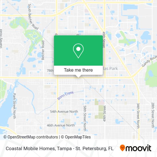Coastal Mobile Homes map