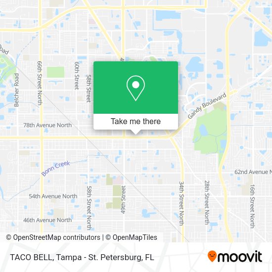 Mapa de TACO BELL