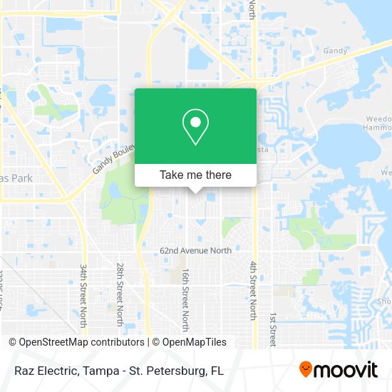 Raz Electric map