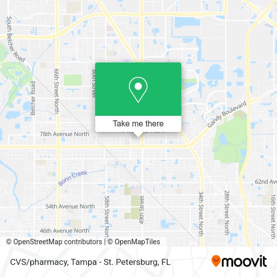 CVS/pharmacy map