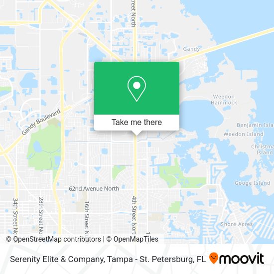 Serenity Elite & Company map