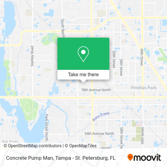 Mapa de Concrete Pump Man