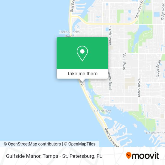 Gulfside Manor map
