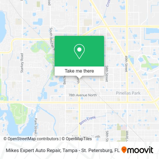 Mikes Expert Auto Repair map