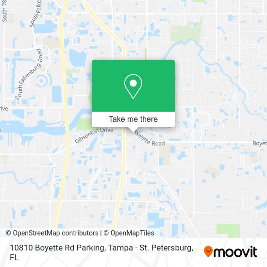 10810 Boyette Rd Parking map