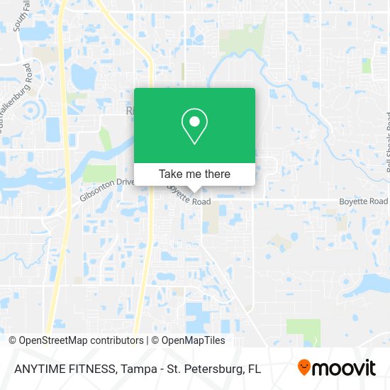 ANYTIME FITNESS map