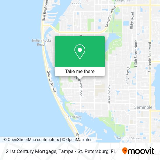 Mapa de 21st Century Mortgage