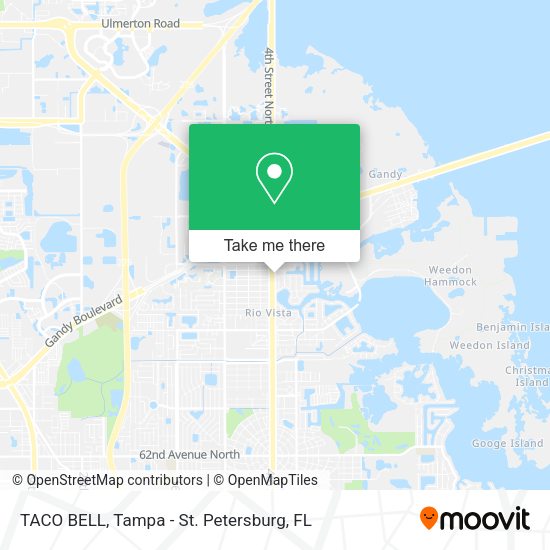 Mapa de TACO BELL