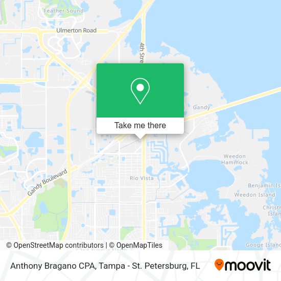 Mapa de Anthony Bragano CPA