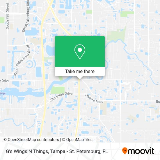 G's Wings N Things map
