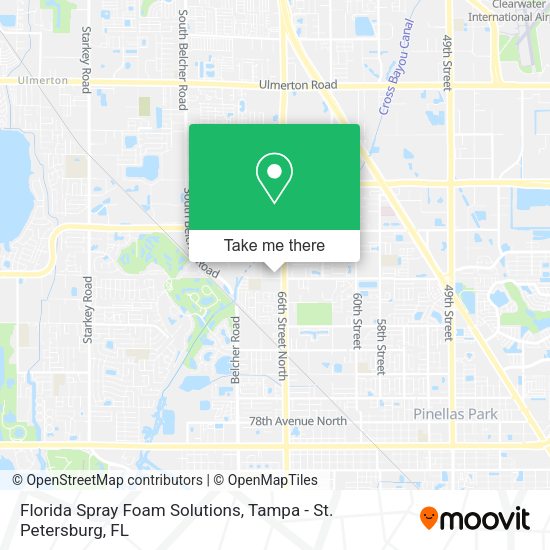 Mapa de Florida Spray Foam Solutions