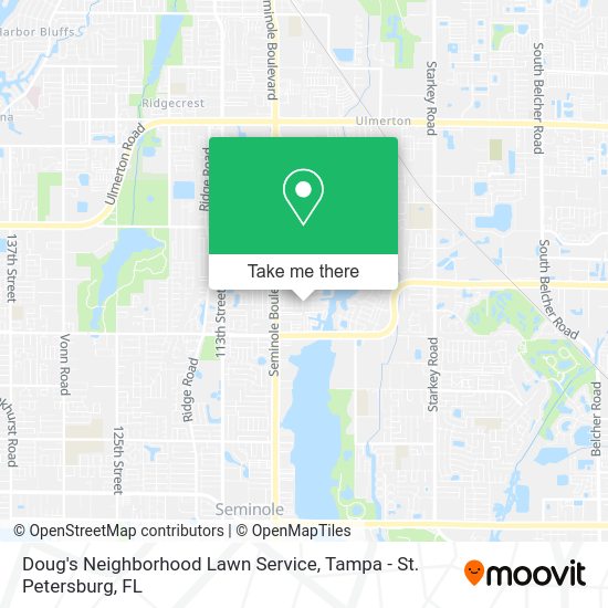 Doug's Neighborhood Lawn Service map