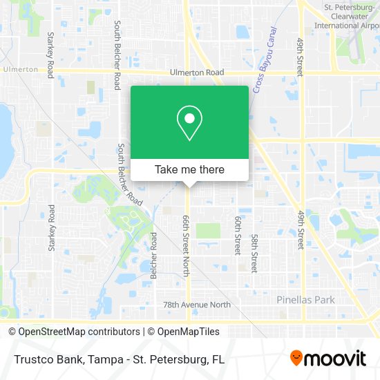 Mapa de Trustco Bank