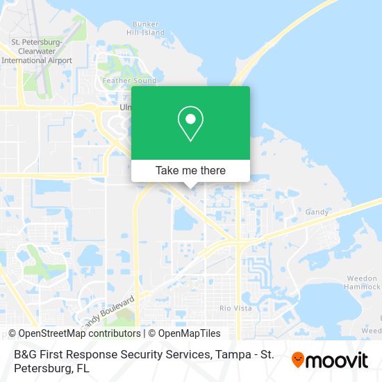 B&G First Response Security Services map