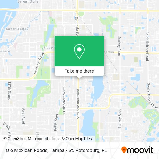 Ole Mexican Foods map