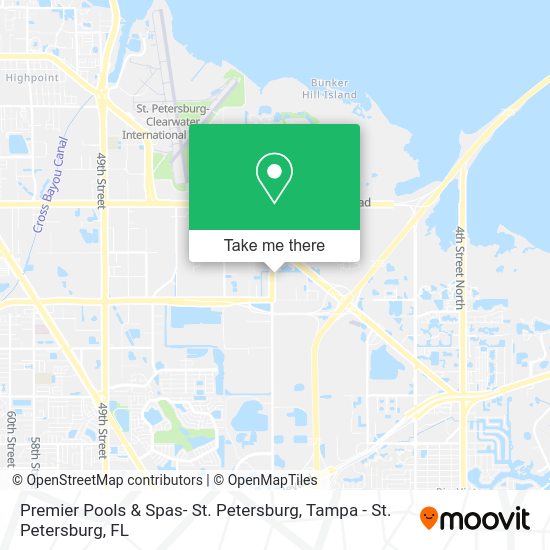 Premier Pools & Spas- St. Petersburg map